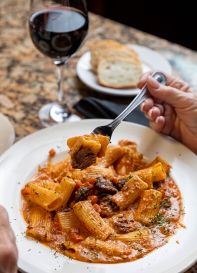 The Chianti braised beef pasta at Caffe Boa Ahwatukee