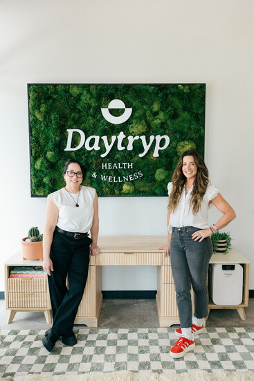 (l to r): Dr. Laura Meaney, DNAP, PMHPN, Daytryp Health Medical Director and Leslee Rabuchin, Daytryp Rx online sales. 