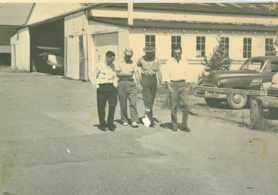 The large hanger, 1940s