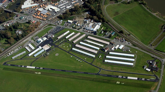 Current aerial view of Harvey Airfield