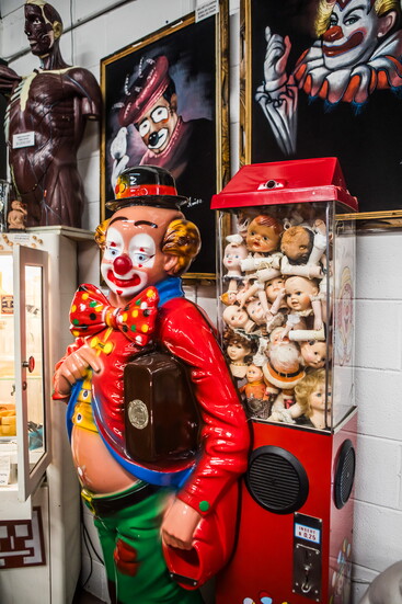 Antiques, pop art and more can be found in The Oddities Museum. 