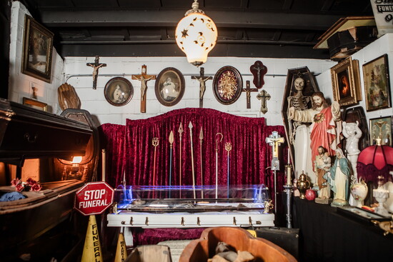 The Oddities Museum is both whimsical and a bit creepy. 