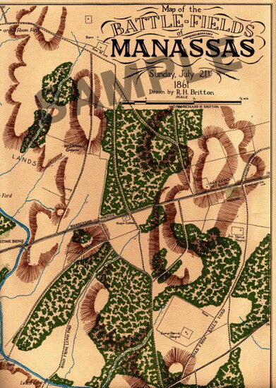 Map. Photo courtesy of Rick Britton. 