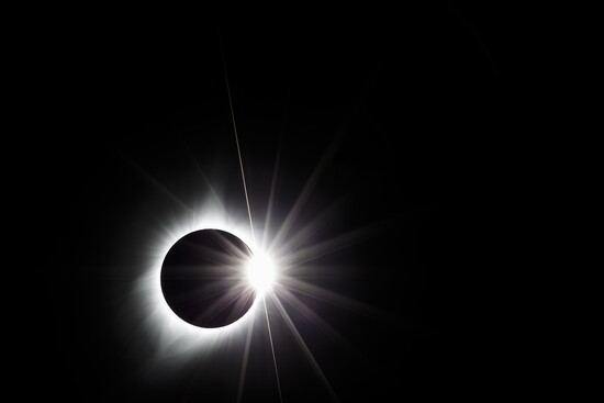 The “diamond ring” of the 2017 total solar eclipse