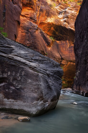 Virgin River, The Narrows in Zion National Park