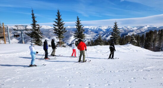 Skiing the Vail Valley.