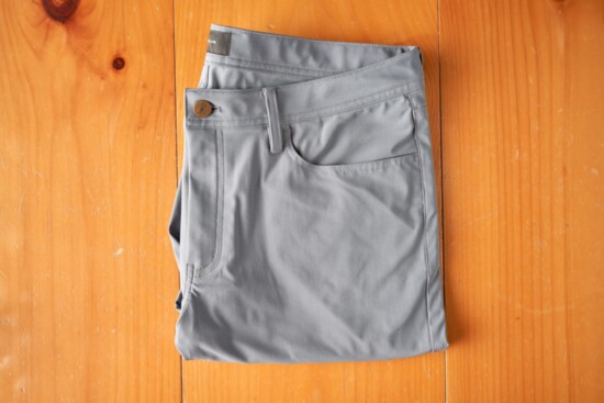 Flex 4-Way Slate 5 Pocket Pants: $149 