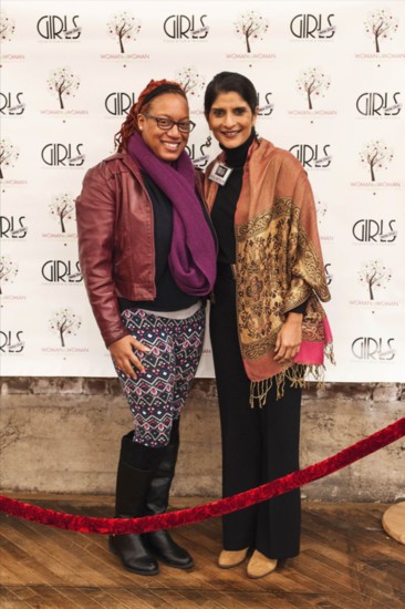 Mentee: Catherine Dorsey and Mentor: Sukanya Bora at our recent Girl’s Nite Out: Rock the Red Carpet event.