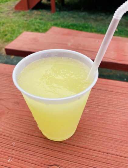 Fresh-squeezed lemonade