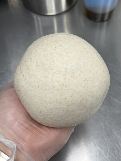 Pizza Lyfe's award-winning pizza dough. Photo by Stephanie Webster.