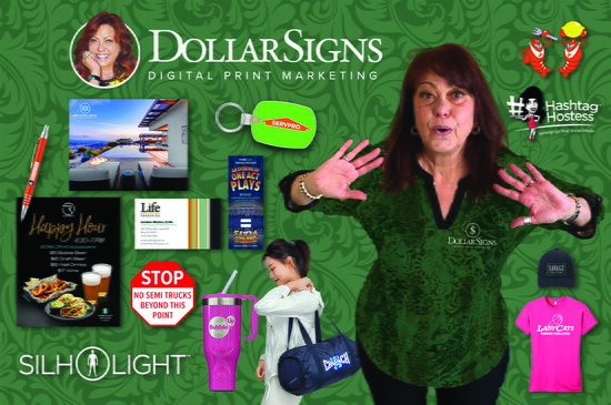 From business cards, banners, billboards and beyond, we design and print to take your brand to the next level. See us at DollarSignsPrint.com.