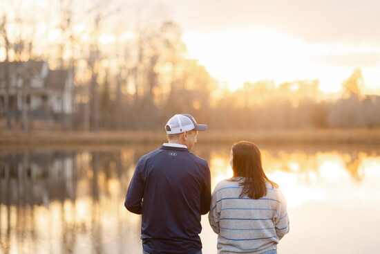 Robbie and his daughter, Faith