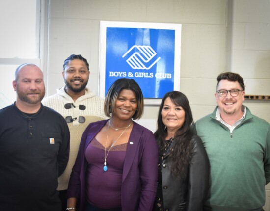 Wayne Toms (Operations Manager), Isaiah Martin (Site Director), Timika Thrasher (CEO), Jackie Strinbling (Office Manager) and Adam Tuznik (Development Director)