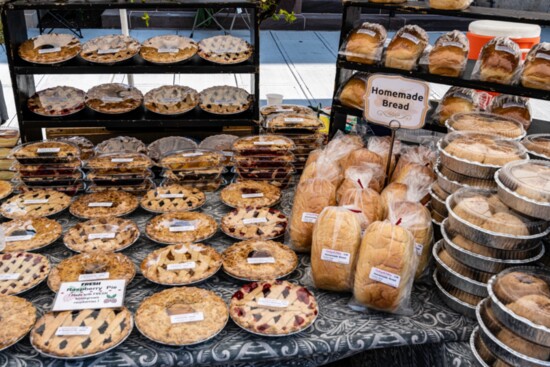 Freshly baked goods straight from the oven!