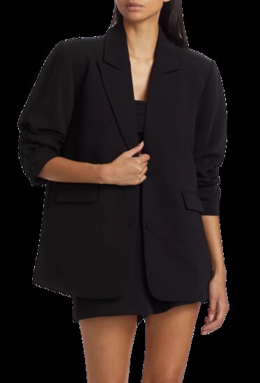 3. Good American  Luxe Suiting Boyfriend Blazer