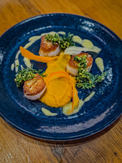 Blue Island Oyster Bar and Seafood - Roasted Sea Scallops