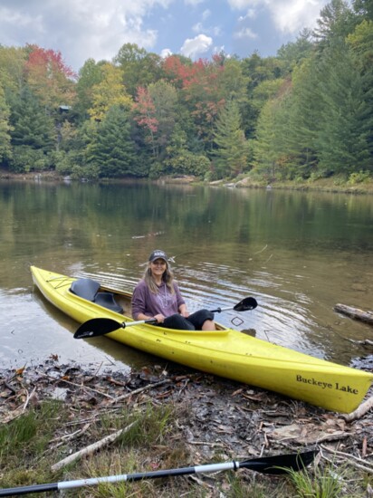 Kayaking on Buckeye Lake