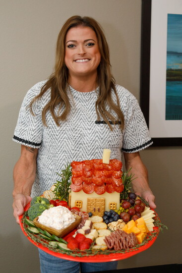 Katy with Schon Interiors with her charcuterie house