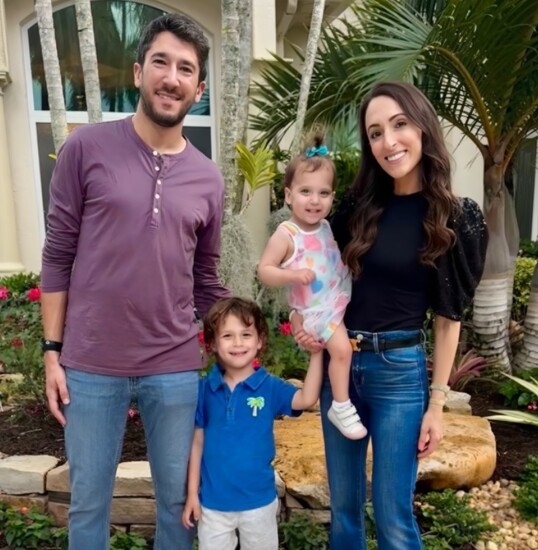 The Greenfield family: Mark, Hayes, Shea, and Kira.