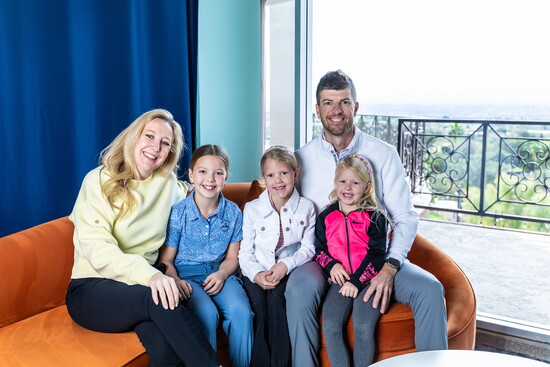 Krystal and Alex Popov with Liviana (age 10), Annalise (age 8), and Corinne (age 5).