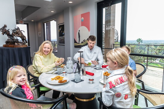 Time to fuel up for more action outside.