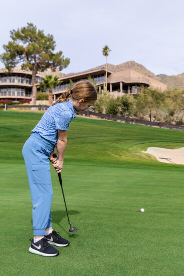 Playing the short game with authority.