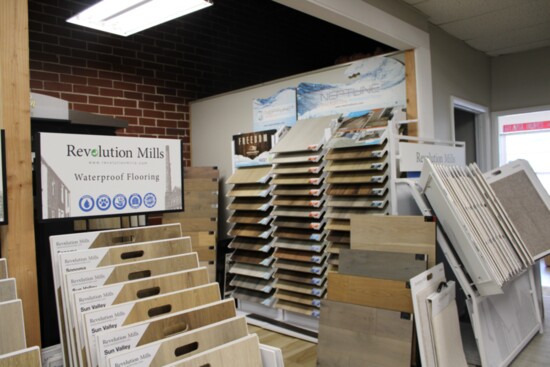 Visit the showroom to shop a wide selection of carpet and flooring.