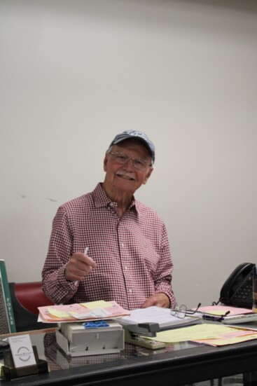 John Flack is happy to be at work at Glover and Flack's.