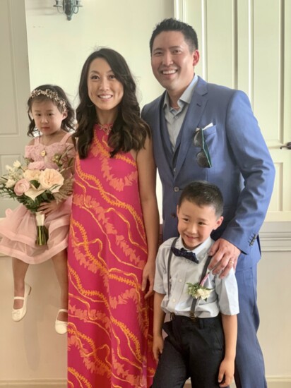 Dr. Daniel Sugai with his family
