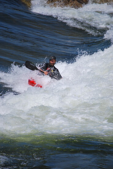 Kayaking at Kelly's White Water Park PC Lance Thompson