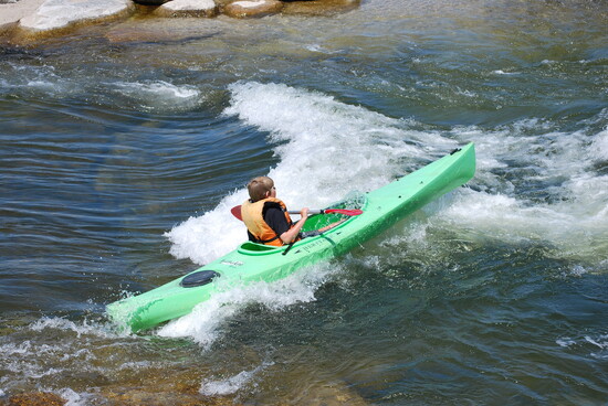 Kelly's Whitewater Park offers kayakers a place to practice PC Lance Thompson
