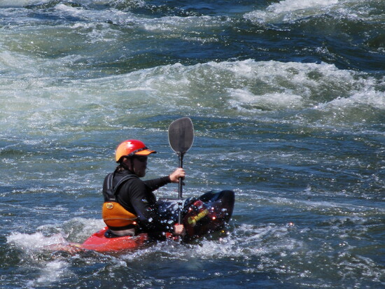 Challenging rapids at Kelly's Whitewater Park PC Lance Thompson