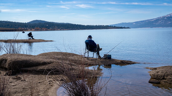 Fish in Lake Cascade for the world's largest yellow perch