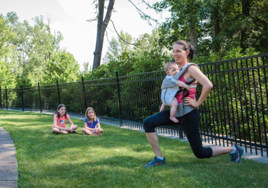 Baby-on-Board Lunges