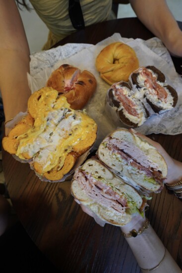 Bagel sandwiches are a perennial favorite. 