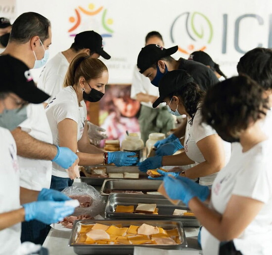 The organization’s community kitchen in Tijuana