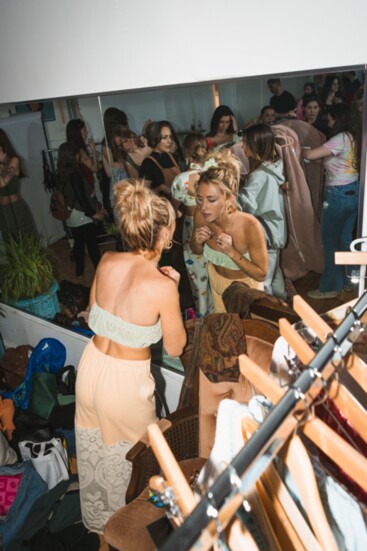 Behind the scenes at SoB's Sustainable Fashion Show