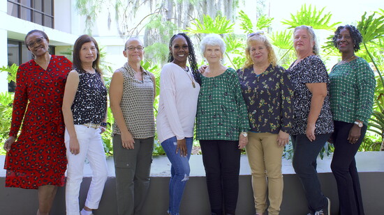 Santa Fe College, the Displaced Homemaker Program Staff & Empowered Members