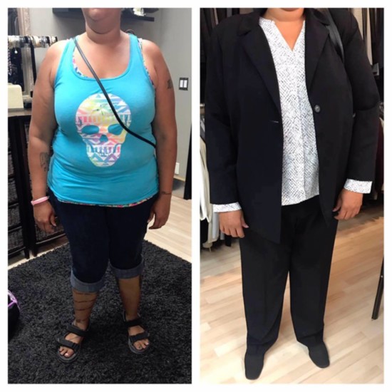 Dress for Success Clients Before & After - Ready for Job Interview