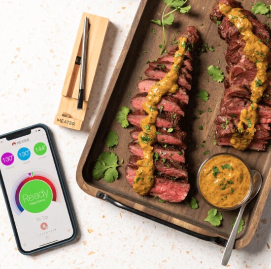 Take your grilling to the next level with this Meat Thermometer. Get alerts on your phone when the food is ready. meater.com