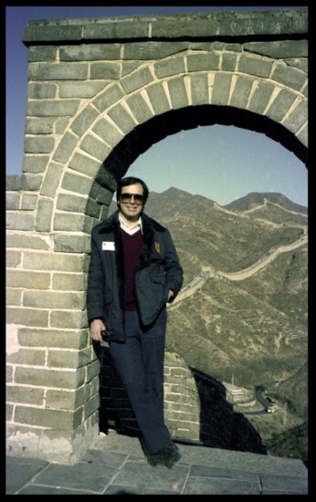 At the Great Wall of China