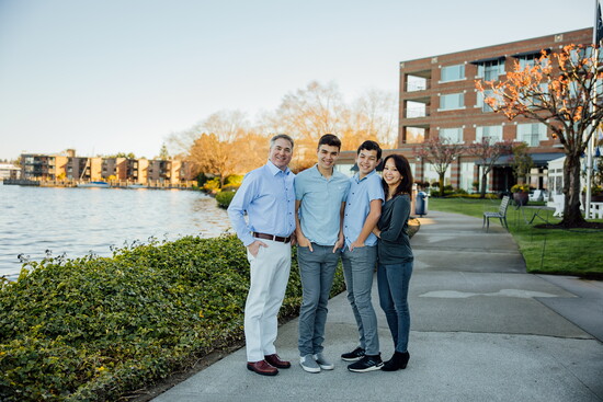 Neal Black and his family