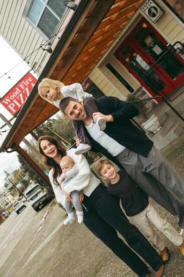 Mike Baiocchi and his family