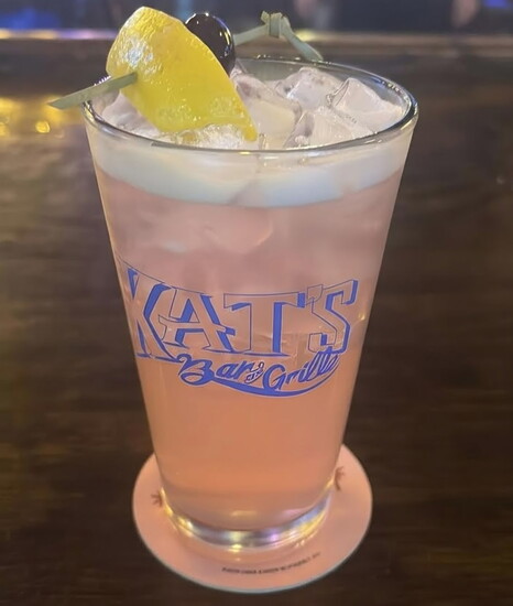 Kat's Bar & Grille's Pink Starburst drink