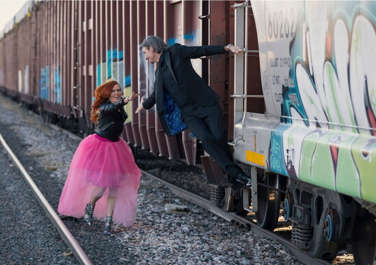 Kari and her husband, Scott, have never been afraid to make an entrance. Photo Credit Clayton Jenkins