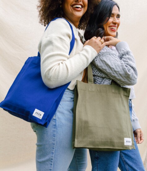 Bags from the FEED collection, shot by M.K. Sadler.