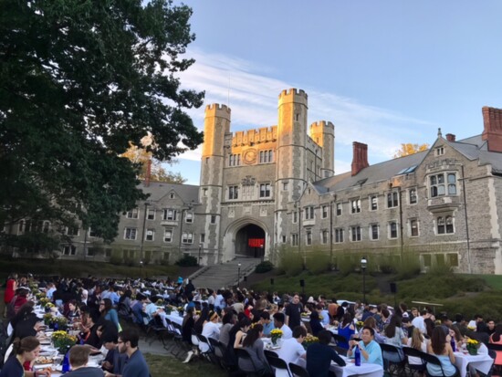 A FEED Supper held at Lauren's alma mater, Princeton University. 