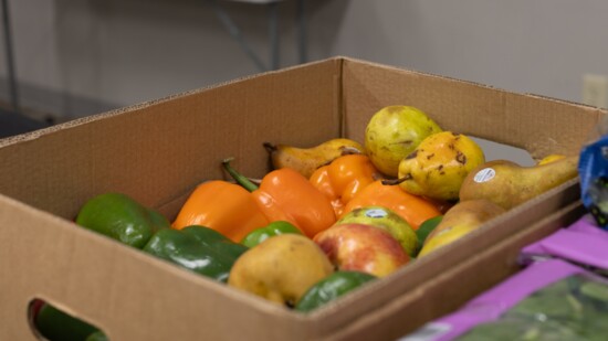 Peppers + pears find a new home via Last Mile Food Rescue.