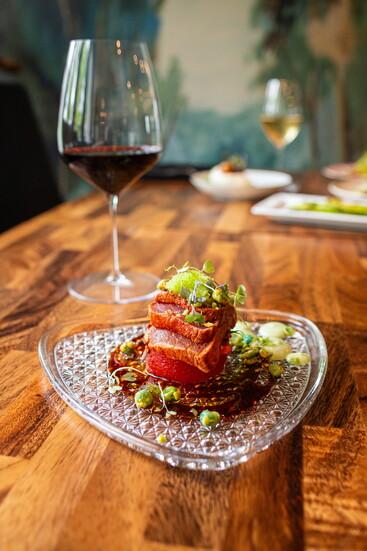 Deeply rooted in local history, Freeland’s is nestled in a beautifully restored period home, “The Maples."