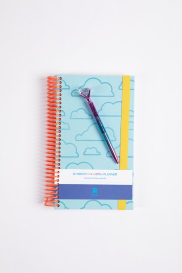 12 Month Sticker Planner + Pen - $45